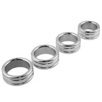 Male Stainless Steel Penis Delay Metal Pendant Adult Exercise Weight Binding Slot Plate Finger Rooster Ring