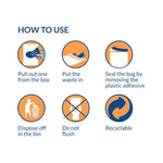 Condom And Tampon Disposal Bags - 50 Bags | For Discreet Disposal Of Tampons And Condoms | Bathroom Trash Bag