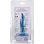 Doc Johnson A-Play - Groovy - Silicone Anal Plug - 4 inch (0.75 inches Wide), Ocean