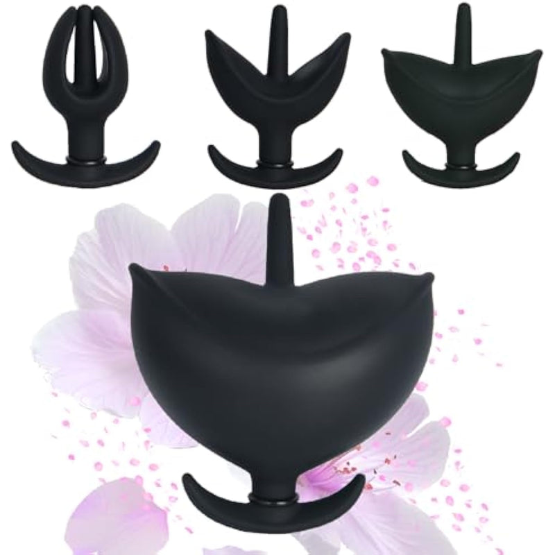 Inflatable Anal Plug, Flower-Shape Soft Butt Plug, Anal Pump, Anus Dilator Expander Anal Dildo For Unisex Gay Sex Game Prostate Massager