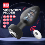 Anal Plug Adult Sex Toy With 2Pcs Butt Plug,Remote Control Vibrator With 10 Vibrating Modes, Male Sex Toys For Men Women And Couples Waterproof Prostate Massager