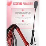 Sex Whip Adult Crop 18" Bdsm Sex Kit Adult Sex Play Bondage Whip Flogger Sex Whip Soft Spanking Paddle For Sex