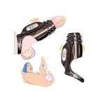 Vibrating Cock Ring Silicone Penis Sleeve Extension Male Penis Enlarger Cock Rings For Men Erection Sex Penis Vibrator Clitoris Massager Adult Sex Toys For Men Delay Ejaculation Reusable Cock Sleeve