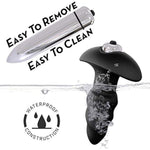 Anal Plug Sex Toys Vibrator- 3Pcs Silicone Anal Toys Butt Plug Training Kit With Remote Control 10 Frequency Vibration, Vibrating Anal Plug And Prostate Massager, Adult Sex Toys And Games