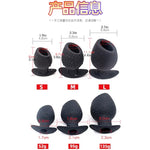 4.4In Extra Large Cup Hollow Silicone Anal Plug.g-spot Vagina Soft Dildos para Suction Stimulation Training Masturbator for Women Female Men Male Unisex (Medium)
