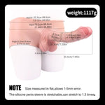 Soft Male Strap On Hollow Dildo Penis Sleeve Panties,7.99 Inch Realistic Hollow Penistransgender Clothing Adult Toys,Elastic Harness Strap-On Dildo, Men Sex Toys For Couples