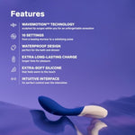 Mona Wave Personal Massager For Women, G Spot Vibrator With Wavemotion Technology, Sex Toy For Women With 10 Vibration Patterns, G Spot Dildo, Female Sex Toy, Deep Rose