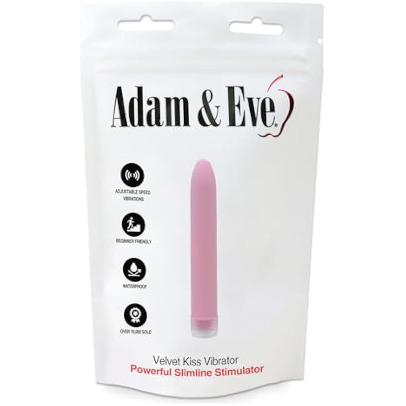 Velvet Kiss Vibrator Silky Smooth Multi Speed Classic Bullet For Clitoral And G Spot Stimulation Waterproof Slimline Vibrator For Women And Couples Travel Friendly Adult Sex Toy 6 Inch