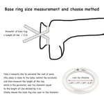 Male'S Cock Cage Flat Closed Base Ring For Chasity Cages Device Stainless Steel Virginity Lock 50Mm Jh350