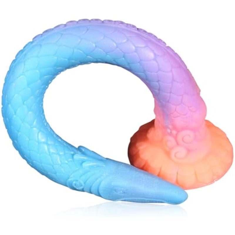 Super Long Tentacle Anal Plug,Silicone Anal Dildo Luminous Butt Plug Monster Dildo Fantasy Toy With Strong Suction Cup Prostate Stimulator Anal Dilator Prostate Vaginal Training (18.5 Inch)
