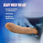 Blush Adult Sex Toys – Au Naturel Roberto – Sensa Feel Dual Density Realistic 9.25 Inch Long Dildo – Flexi Shaft – Suction Cup Base, Strap On Harness Compatible, Waterproof – Women Men Couples – Latin