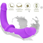 Strap On Dildo Womens Sex Toys - Double Ended Dildo Strap-On Harness Big Anal Dildos Hands Free Masturbators, Silicone Fantasy Long Dildos Female Sex Toys Adult Toys For Women & Couples