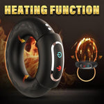 Vibrating Cock Ring Penis Vibrator With App Remote Control Sex Toys For Men Masturbator Balls Adult Sex Toys Penisring Male Cockring Couples Sextoys Games 10 Vibrations With Heating