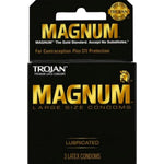 Magnum Lubricated Condoms, 3 Count