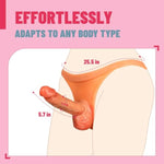 Silicone Strap On Dildo With 5.7-Inch Solid Dick, High Elasticity Realistic Wearable Dildos, Easy To Use For Beginners, Anal Dildo For Lesbian Couple Vaginal