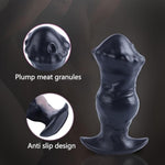 4.45In Butt Plug Silicone Anal Plug Horse Dildo, Small Butt Plug Soft Anal Sex Toy Prostate Massager, Wearable Fantasy Toy Monster Dildo Gay Sex Toys Anal Play For Beginner Men Women Couple Gay (Black