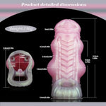 Wide Sleeve Silicone Enhancer With Cock Ring, Reusable Extension Sleeve, Pink