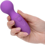 First Time Rechargeable Massager, Ipx7 Waterproof Silicone Women Vibrator Wand With 10 Function Settings Purple - Se-0003-02-3