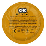 Legend Extra Large XL Latex Condoms with Brass Pocket Case, 3 Count