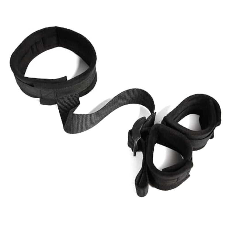 Bondage Boutique Collar To Wrist Sex Restraints | Adjustable Behind Back Padded Handcuffs | Bdsm Collar & Leash For Bedroom Adult Games | Sexy Role Play Bondage Kit | Sex Toys For Couples