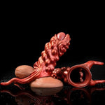 Silicone Penis Sleeve With Cock Ring-Waterproof Sleeve Extender For Men, Fantasy Dragon-Shaped Pennis Sleeve Girth Enhancer For Sex, Enlarged Thicker For Delayed Ejaculation (T404-F)