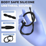 Penis Plug Silicone Urethra Sound?Sex Toys - Catheters & Sounds 8 Pcs Silicone Dilators With Pull Ring, Hollow Sounding Toys Bdsm Bladder Irritation Prostate Stimulator Anal Beads Adult Toy For Men