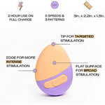 Pep Bullet: 5 Speed, 3 Pattern, Waterproof, Body Safe, Personal Massager (Melon & Violet)