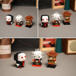 Halloween Action Figure Building Set Compatible With Lego For Adults,Pinhead,Freddy,Billy Horror Present For Fan,Home Decor,For Kids Toys 451 Pcs