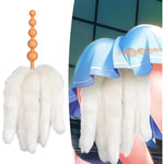 Anal Beads With 5 Removable Foxtails Liquid Silicone Butt Plug Sex Toy Anal Stimulator For Men Women Couples Cosplay Erotic Sm Sex Games (S)