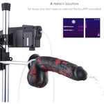 8.3” Squirting Dildo, App Controlled Lubricant Applicator, 6.35” Insertable Length Cumming Sex Toys, Ejaculating Dildo With Kliclok System