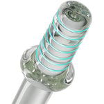 Crystal Glass Dildo Masturbation Wand, Vaginal Masturbation Massager Anal Butt Plug Pleasure Stick Anus Stimulation Sex Slave Sex Toy For Men Women And Couple (M)