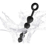 Anal Beads, Silicone Anal Chain Link With 5 Balls And Safe O Pull Ring, Anal Butt Plug For Men Women