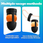 Silicone Sissy Toys Testicle Crusher CBT Testicle Toys Stretcher for Men