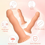 Anal Plug Training Sets, 3 Sizes Anal Tpe Dildo For Men, G-Spot Sex Toys For Women Pleasure Dildo And Anal Play, Prostate Massage Adult Sex Anal Trainer Butt Plug For Beginners Advanced Players (Nude)