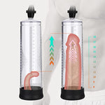 Manual Penis Enlarger Device for Men with Lifelike Vagina Sleeve and Suction Sleeves in Three Sizes