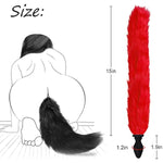 Fox Tail, Butt Plug With Smooth Long Fox Tail Anal Sex Toys Role Play Flirting Animal Tail/Anal Plug Fox Tail Sex Toys For Women/Cosplay Play-Mix Colors4