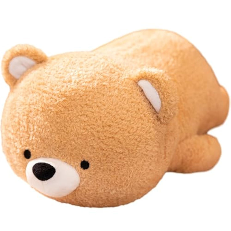 16 Inch Plush Beige Bear Stuffed Animal Hugging Pillow Cuddly Bear Plushies Anime Gifts For Kids And Lovers