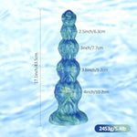 17.1 Inch Huge Thick Monster Knot Horse Dildo, Xxxl Big Fantasy Dragon Dildo With 4 Dog Knots, Extra Large G-Spot Anal Dildos With Strong Suction Cup, Giant Adult Sex Toys For Women Men Gay