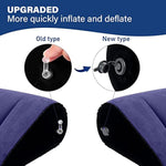 Sex Position Pillow Inflatable Sex Cushion - Sex Inflatable Pillow For Deeper Position Support Adults Sex Toy Inflatable Ramp Sex Furniture Couples Toy Bedroom For Men Women Couples (Blue)