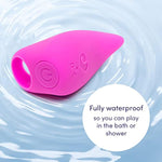 Ignite Finger Vibrator - Silicone Finger Vibe For Beginners - 20 Function Adult Sex Toy For Couples With Travel Lock - Waterproof - Rechargeable - Pink