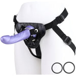 Harness Strap-On Dildo Set-7" Removable Realistic Dildo, Adjustable Waist/Thigh Belt With 3 O-Rings,Soft Leather/Nylon Harness Adult Sex Toys, G-Spot,Anal,Pegging Penis For Women, Lesbian, Gay Couples