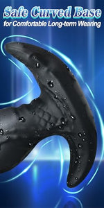 Anal Beads Dildo Wearable Butt Plug Dilator 6.14 x 1.54 Inch Sex Toy (S)