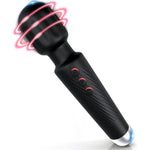 Vibrator Wand Adult Sex Toys For Woman, G Spot Dildo Clit Stimulator Vibrators With 8 Speeds & 20 Patterns, Clitoris Stimulation Vibrator Wand Massager Sexual Tools For Her Pleasure (Black)