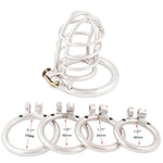 Metal Male Long Chastity Device 304 Steel Stainless Comfortable Closed Ring Cock Cage Adult Game Sex Toy A745 45Mm