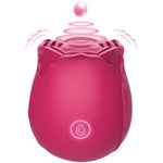 Meant For You Indulge Rose G Spot & Clit Suction Vibrator - Adult Sex Toys - Petal Design, Discreet & 9 Powerful Vibrations Modes - Usb Rechargeable & Ipx6 Waterproof - Pleasure Tool For Women