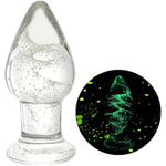Large Anal Plug Glass Dildo,Glow In The Dark Dildo,Butt Plug Adult Sex Toy & Games Sex Toys For Women Men