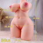 Sex Doll Male Masturbator For Men, Life-Sized Torso Sex Doll With Ultra Soft Plump Boobs Ass For Vaginal Anal Breast Sex, Pocket Pussy Blowjob Men'S Stroker Sex Toys For Men Masturbation (30 Lb)