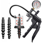 Anal Plug Vacuum Pump Enlarger Butt Plug Rose Bud Twist Drill Valve Suction, Prostate Massager Sex Toys Stimulation With Silicone Plug For Anal Training Sm Men Women Adult Couples