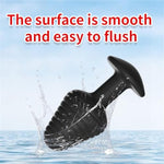 Silicone Threaded Anal Plug With Flared Base Three-Piece Male Anal Plug Set Female Adult Sex Toy