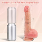 Realistic Movable Foreskin Dildos Squirting Dildo, 2 In 1 Silicone Foreskin Cock Ejaculating Toy With Suction Cup, Cum Penis For Vaginal & Anal Play, Strap-On Dildo Adult Sex Toys For Women Men